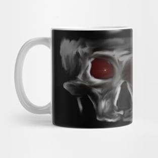 Red eyed skull! Mug